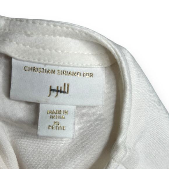 J. Jill x Christian Sirano Dress Petite Size XLP Embroidered Floral colorblock - Picture 3 of 6